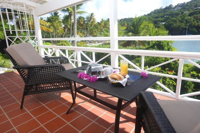 Marigot Beach Club & Dive Resort Balcony