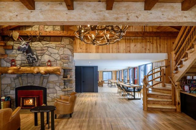 Mountain Modern Jackson Hole cozy lounge