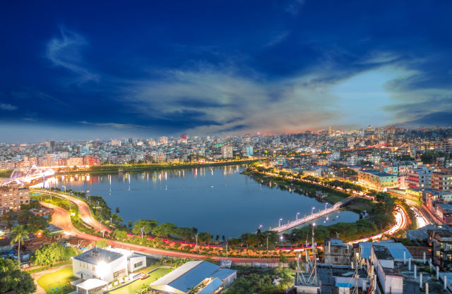 Dhaka, Bangladesh, de tweede grootste stad ter wereld.