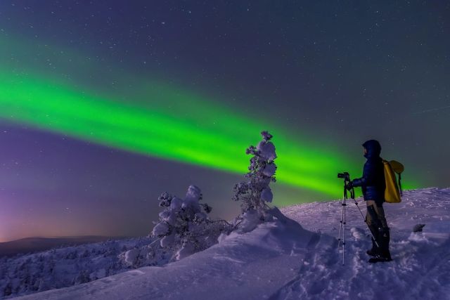 🌌 Perfekter Ort, um Polarlichter zu erleben: Saariselkä