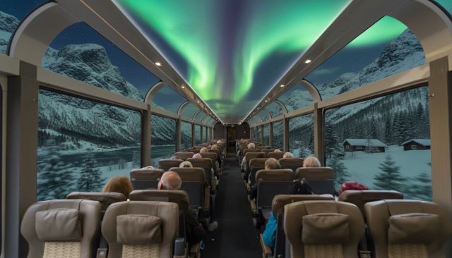 The Panoramic Glass Northern Lights Train Isn’t Real. Here’s What ...