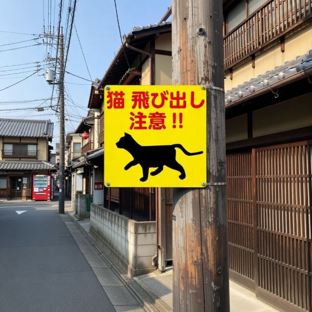 Japan Has Road Sign of Jumping Cats to Warn Drivers | TravelPirates