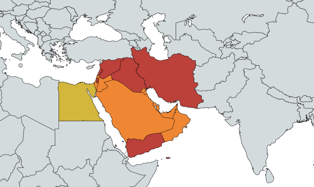State Department uses a four-level system for travel advisories.