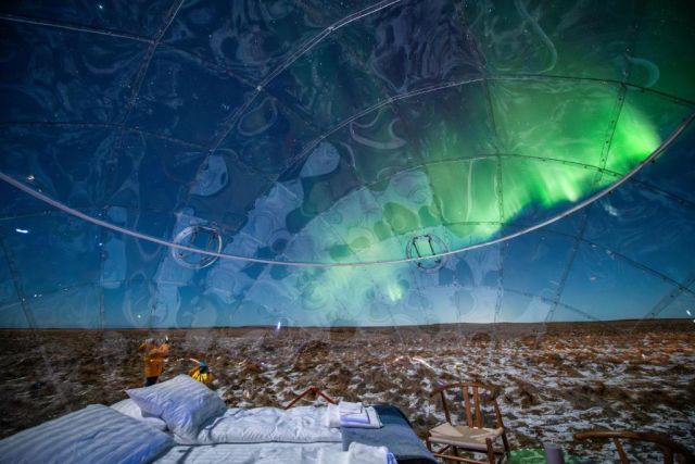  Sleep in a Clear Igloo in Iceland With 360° Sky Views
