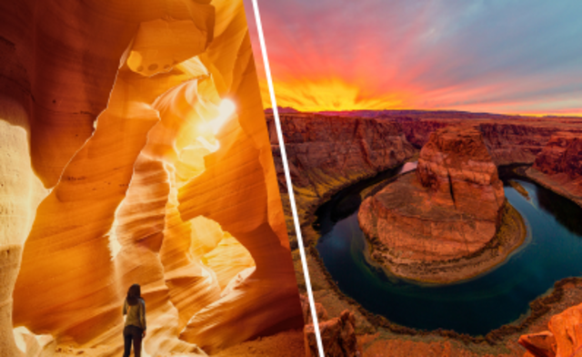 Experience the Grand Canyon, Antelope Canyon & Horseshoe Bend in One Trip 🏜️