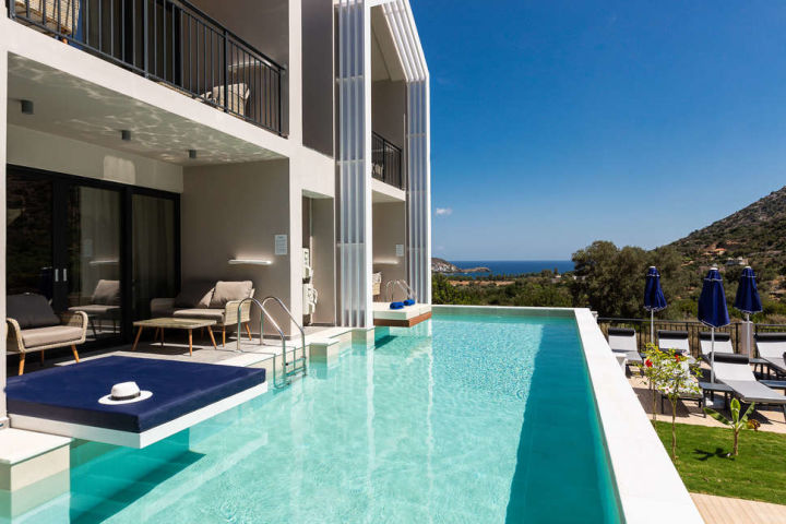 Verblijf in een premium suite op Kreta met swim up-terras ...