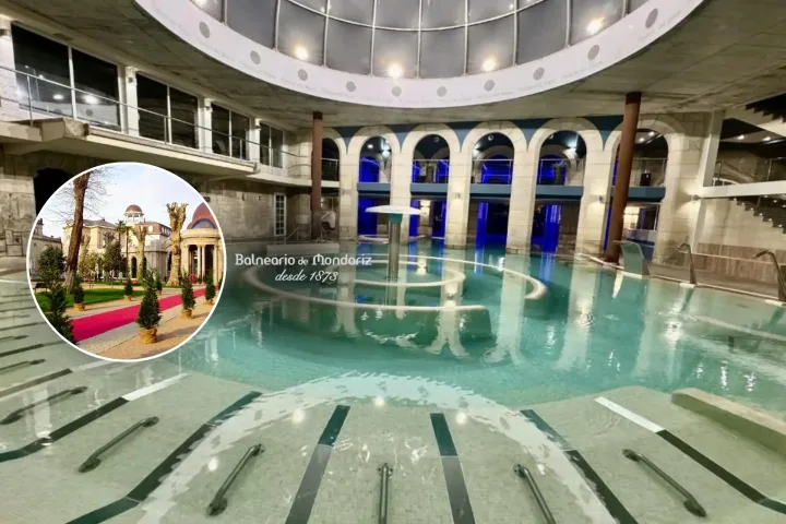 Hotel con balneario y aguas termales en Galicia